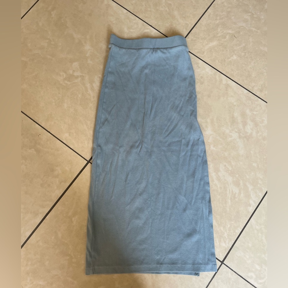 baby blue skirt